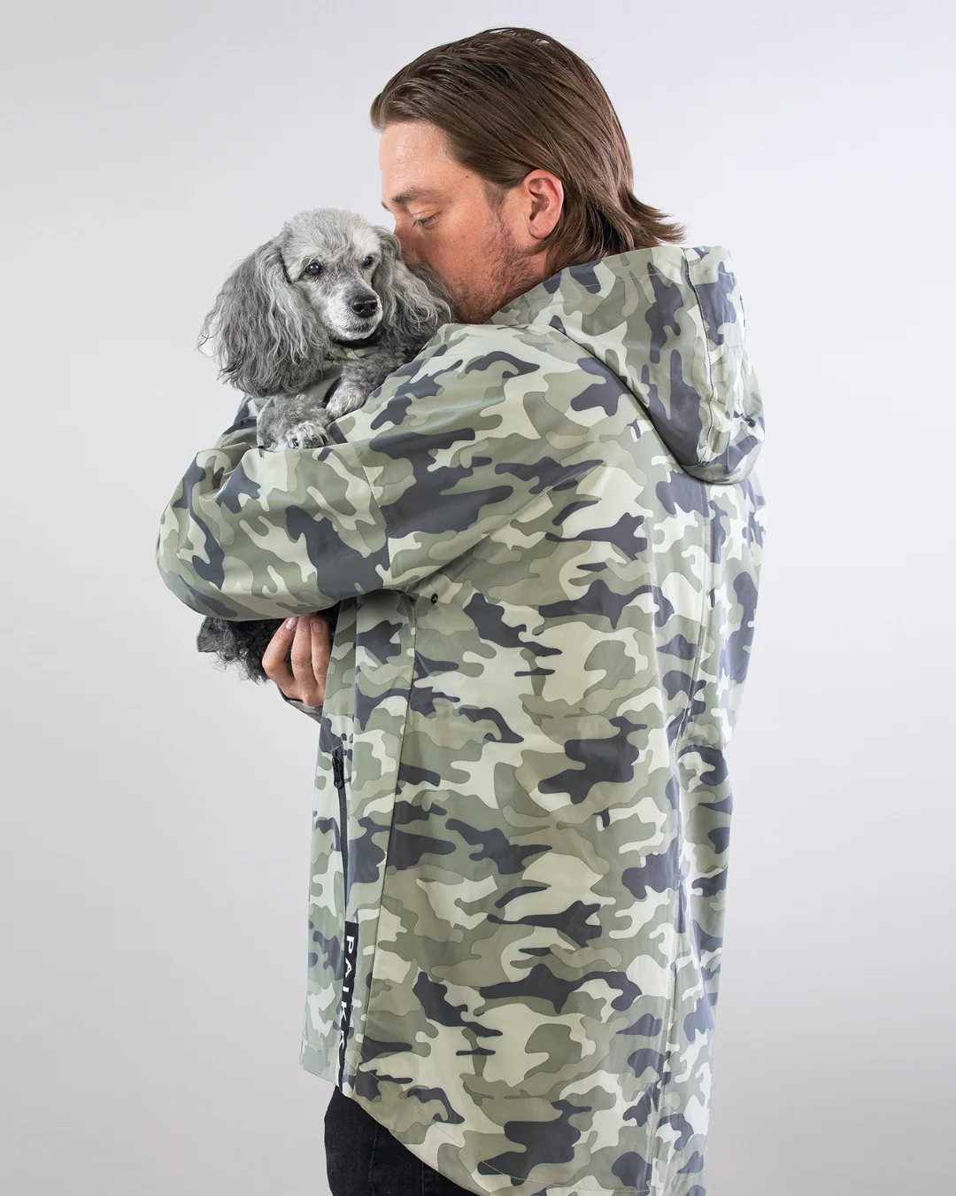 PAIKKA Светлоотразително яке дъждобран за хора - Camo U