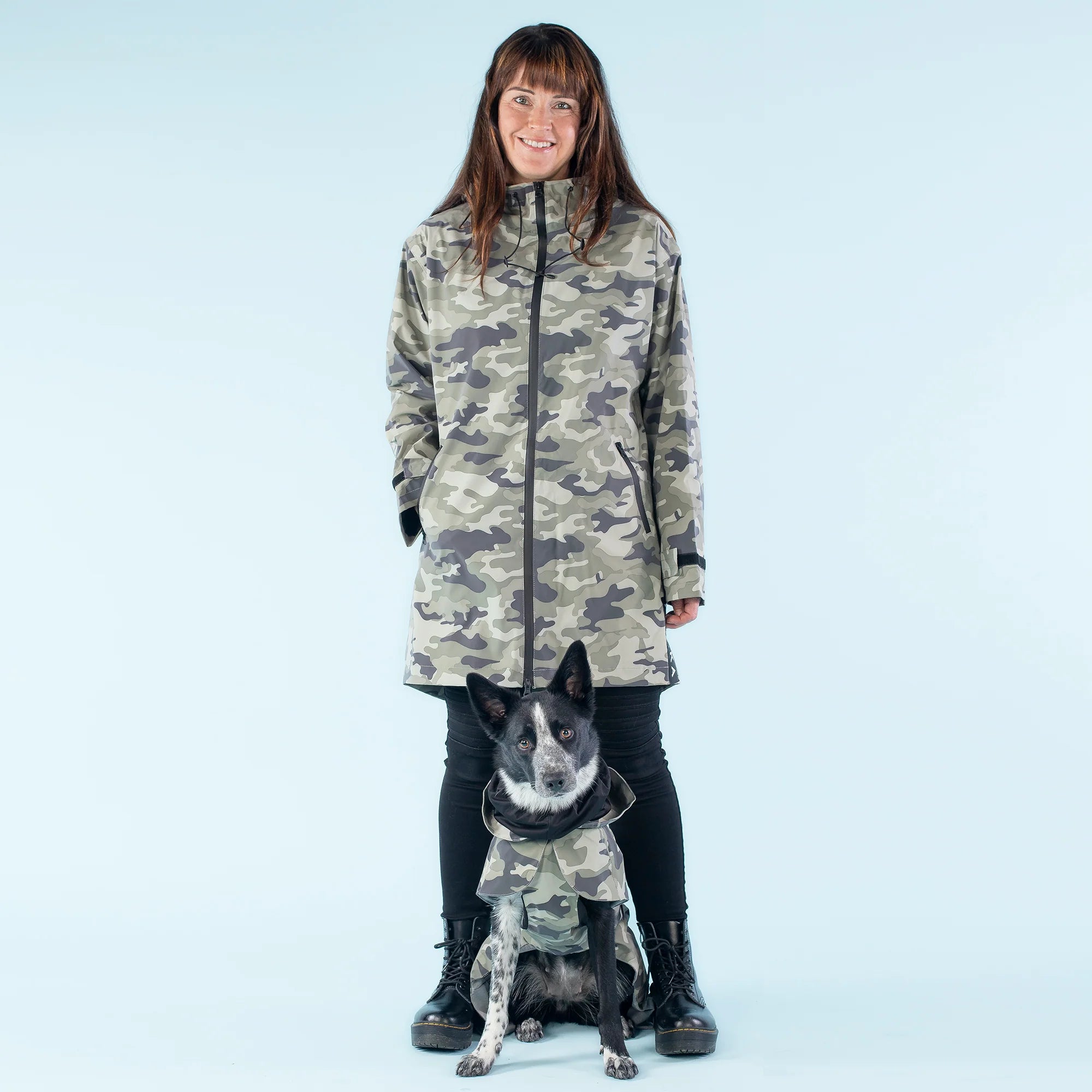 PAIKKA Светлоотразително яке дъждобран за хора - Camo W