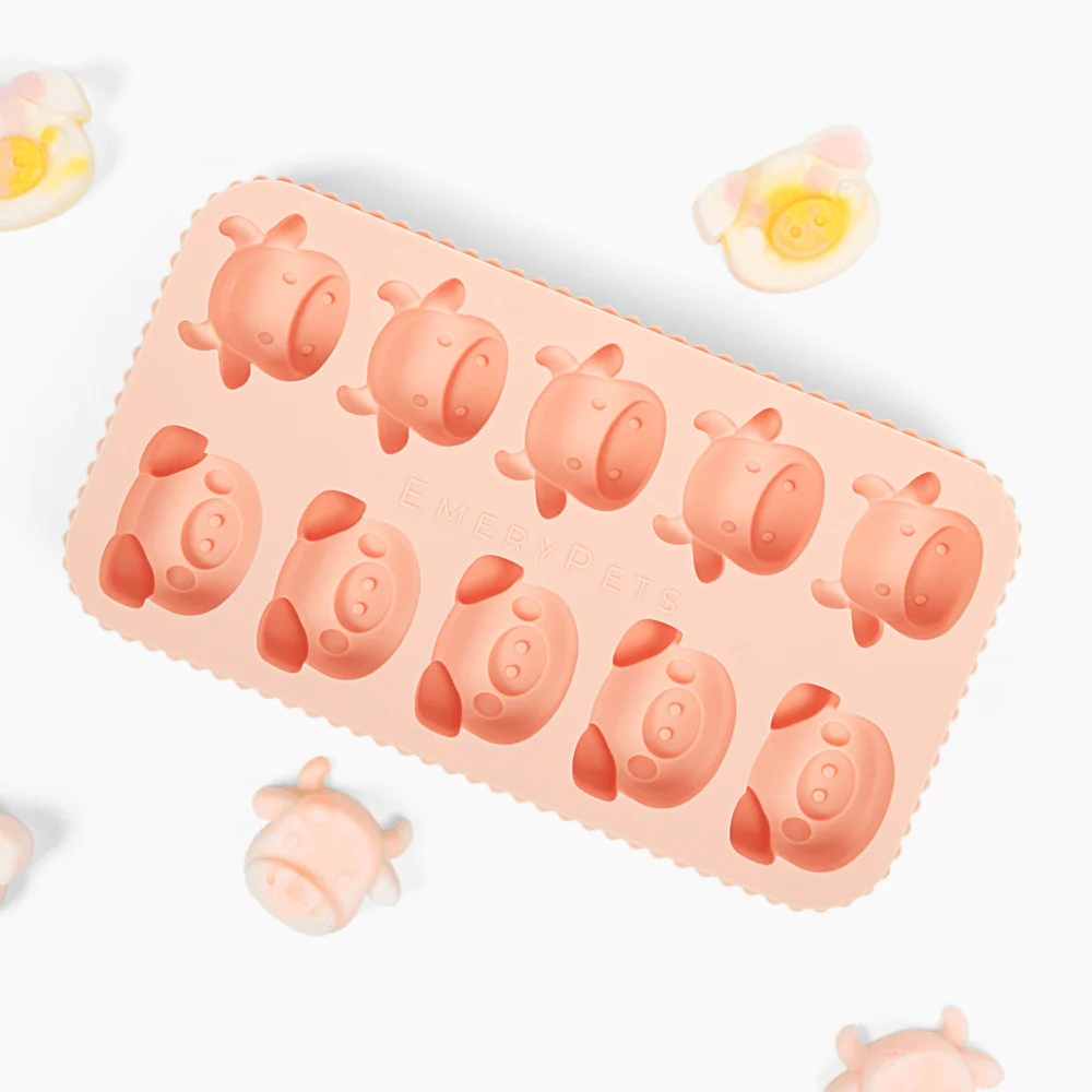 EmeryPets Силиконова формичка "Pig + Cow"