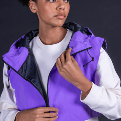 PAIKKA Светлоотразително яке без ръкави за хора Lilac