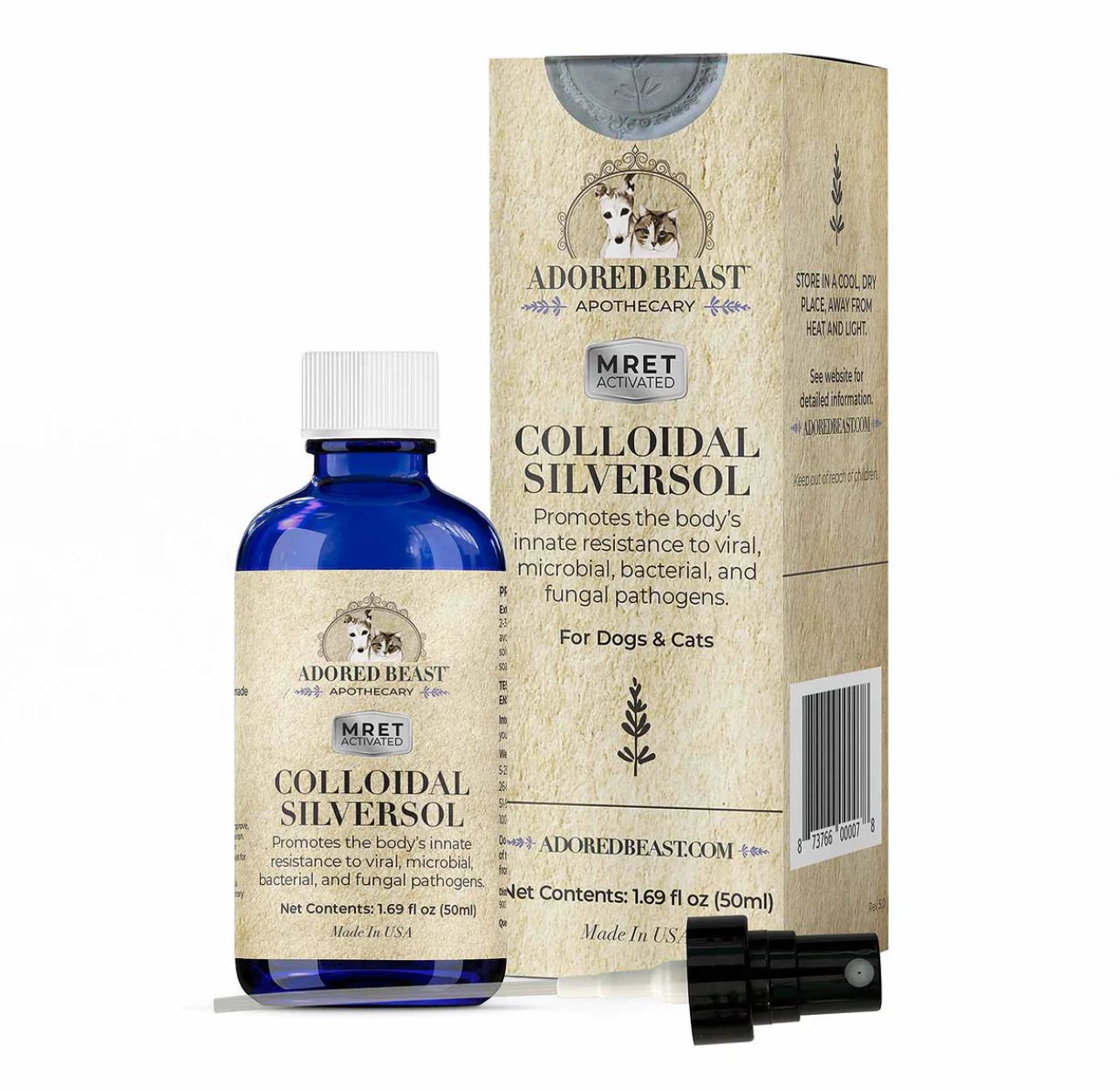 ABA Colloidal SilverSol | *MRET активирано - за кучета и котки