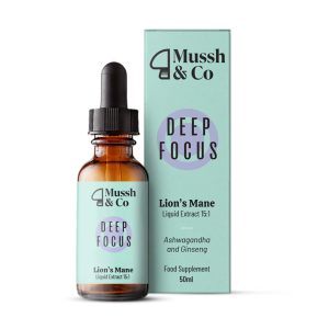 Mussh & Co Deep Focus | Органичен екстракт от лъвска грива, ашваганда и женшен за хора