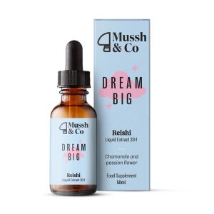 Mussh & Co Dream Big | Органичен екстракт от гъба рейши, лайка и пасифлора за хора