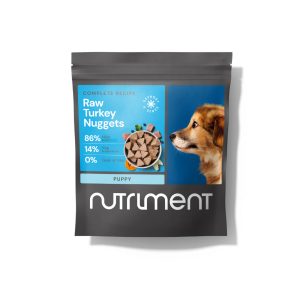 Nutriment Пълноценно меню с пуешко и телешко за подрастващи кученца 1 кг.