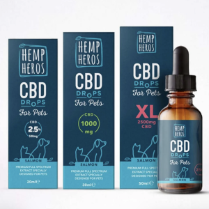 Hemp Heros Organic CBD  | Широкоспектърно CBD с масло от сьомга