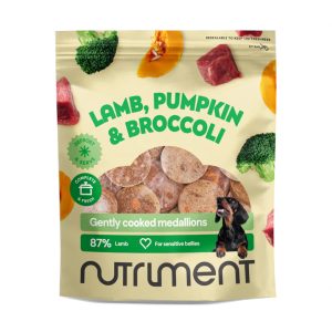 Nutriment Fresh Нежно сготвени медальони с агнешко месо, тиква и броколи 800 гр.